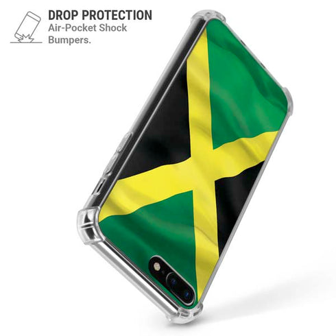 Jamaica Flag iPhone 7/8 Plus Clear Case